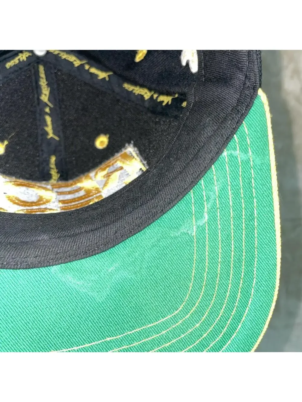 Young & Reckless Y&R LA Mens Black Yellow Snapback Baseball Hat Cap OSFM
